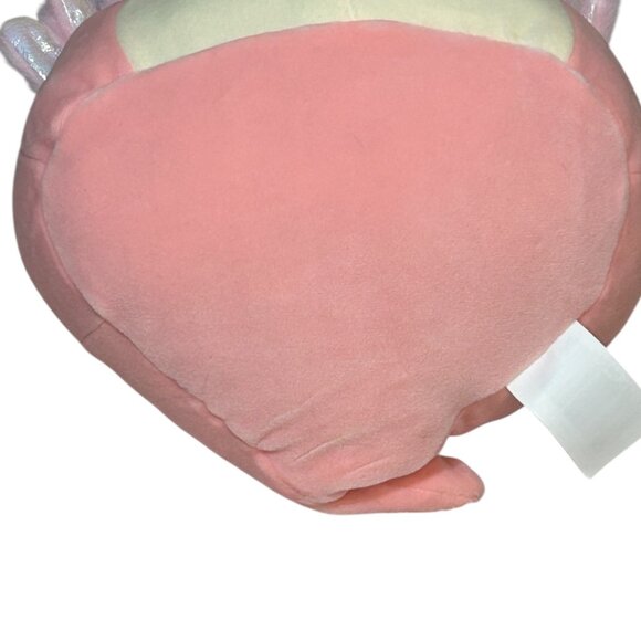New with tags SQUISHMALLOWS Archie the bright pink Axolotl eating ice cream 8 in - Picture 7 of 7